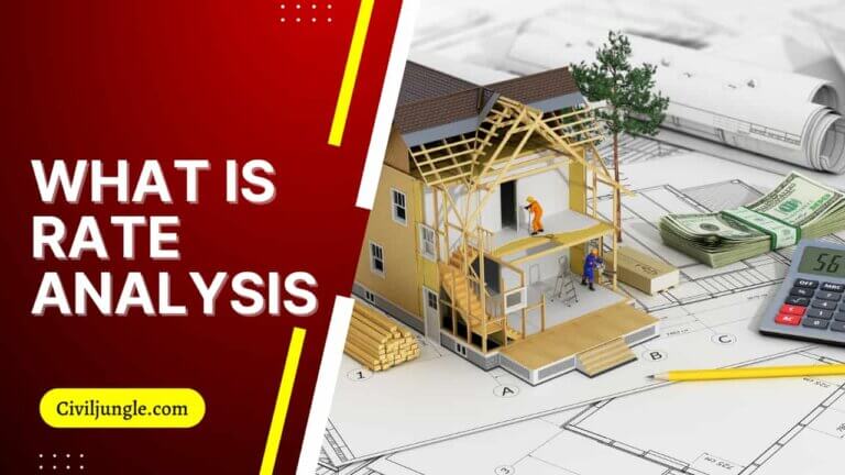 What is Rate Analysis | Rate Analysis of Earth Work, Brick, Concrete and Plaster