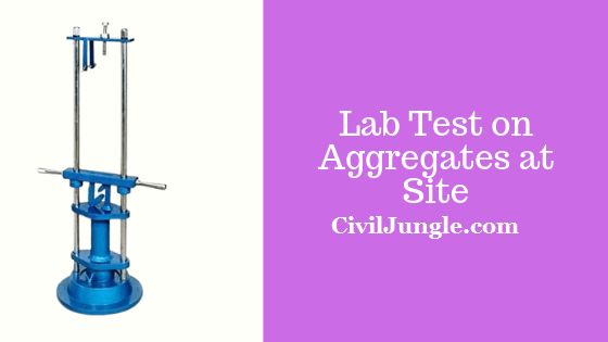 lab test of aggregate