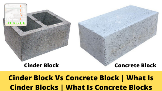 Cinder Block Vs Concrete Block | What Is Cinder Blocks | What Is Concrete Blocks