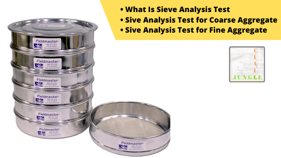 What Is Sieve Analysis Test | Sive Analysis Test for Coarse Aggregate | Sive Analysis Test for Fine Aggregate