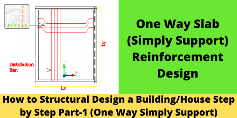 How to Structural Design a Building/House Step by Step Part-1 (One Way Simply Support Slab)