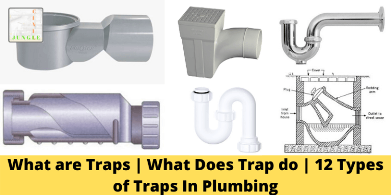 What are Traps | 14 Types of Traps | Types of Traps In Plumbing