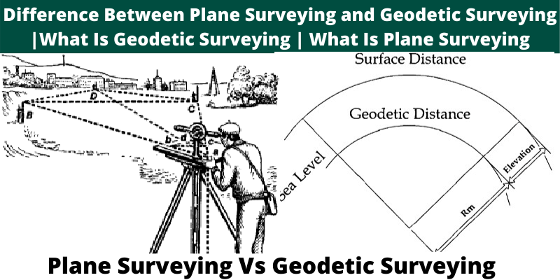 Plane Surveying and Geodetic Surveying