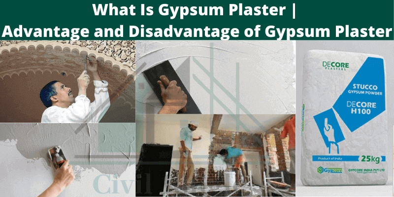 What Is Gypsum Plaster.