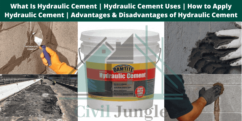 Hydraulic Cement Uses