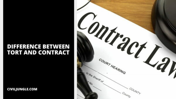 Difference Between Tort and Contract