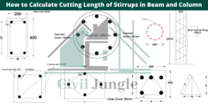 How to Calculate Cutting Length of Stirrups in Beam and Column