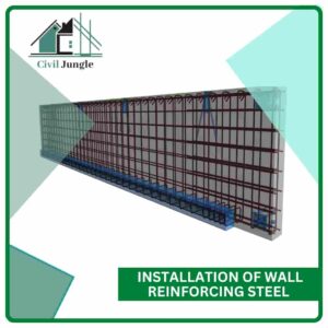 Installation of Wall Reinforcing Steel 