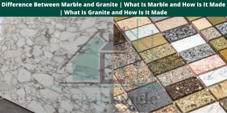 Difference Between Marble and Granite | What Is Marble and How Is It Made | What Is Granite and How Is It Made
