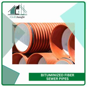 Bituminized Fiber Sewer Pipes