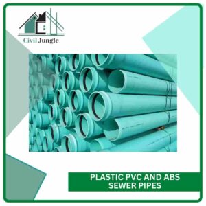 Plastic PVC and ABS Sewer Pipes