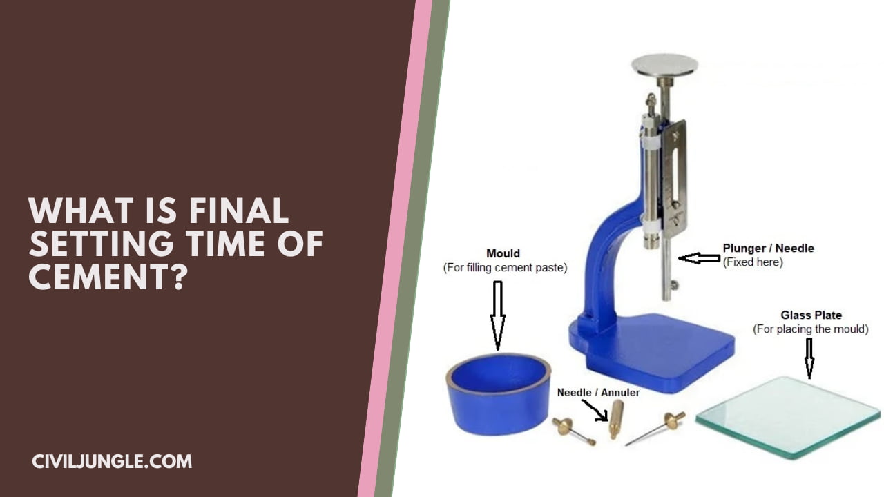 What Is Final  Setting Time of Cement