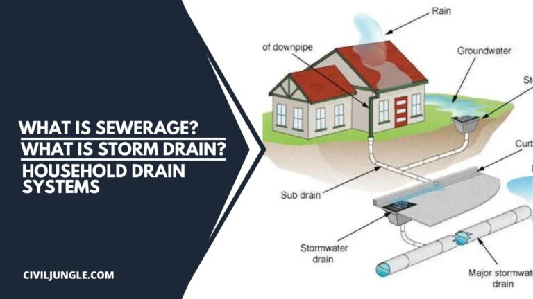 What Is Sewerage | What Is Storm Drain | Household Drain Systems | House Drainage Parts And Components | Types of Sewer Pipes | Sanitary Pipework