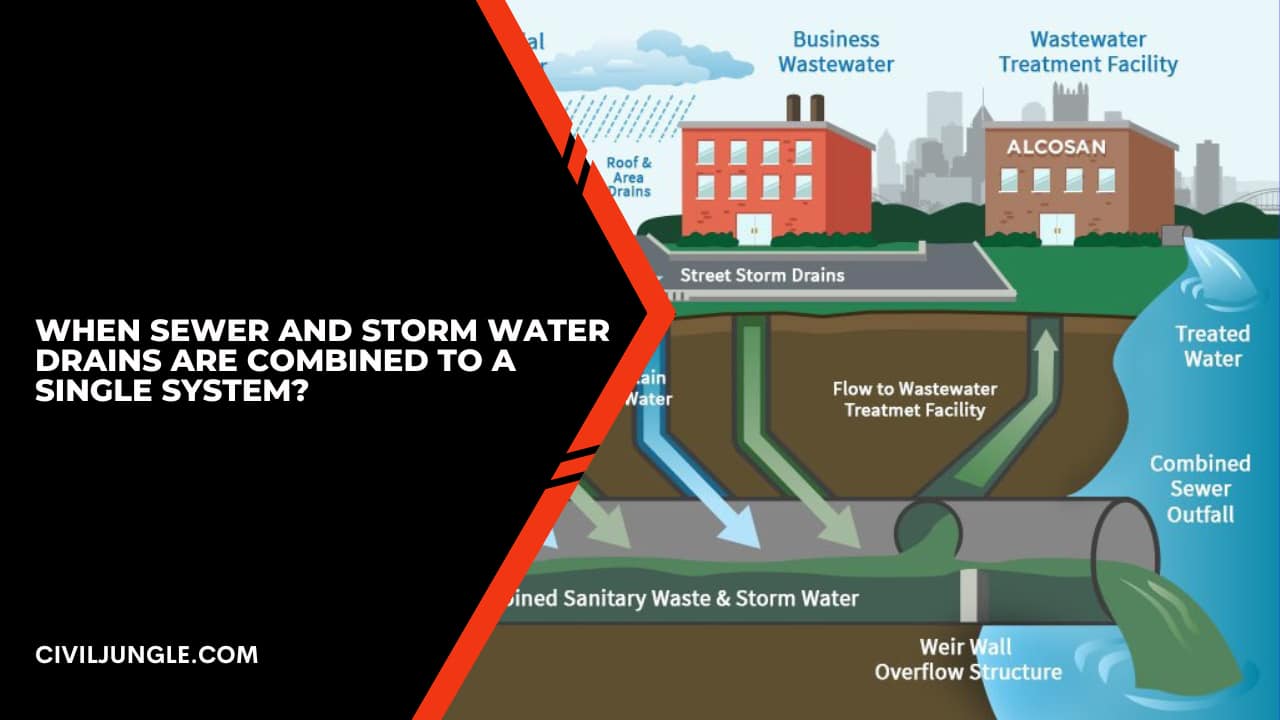 When Sewer and Storm Water Drains Are Combined to a Single System