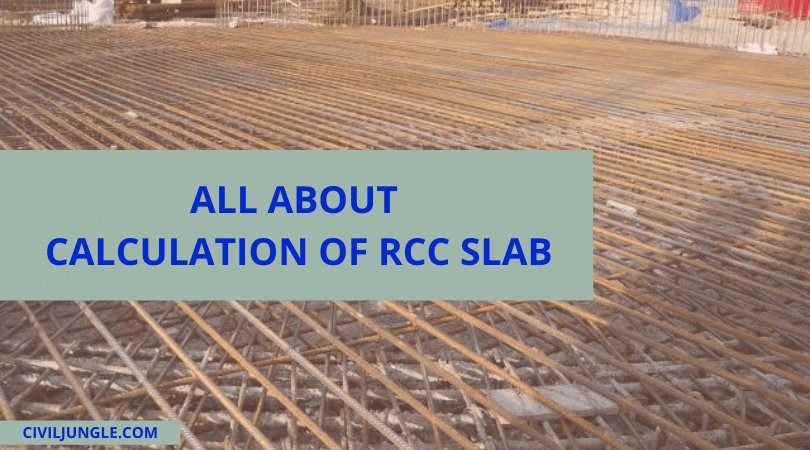 All About Calculation of RCC Slab