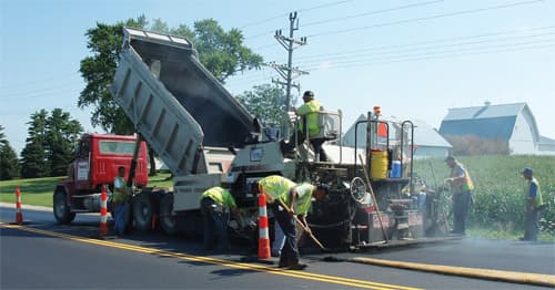 Bitumen Road Construction Process
