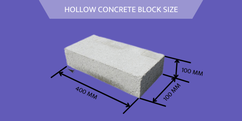 Hollow Concrete Block Size 