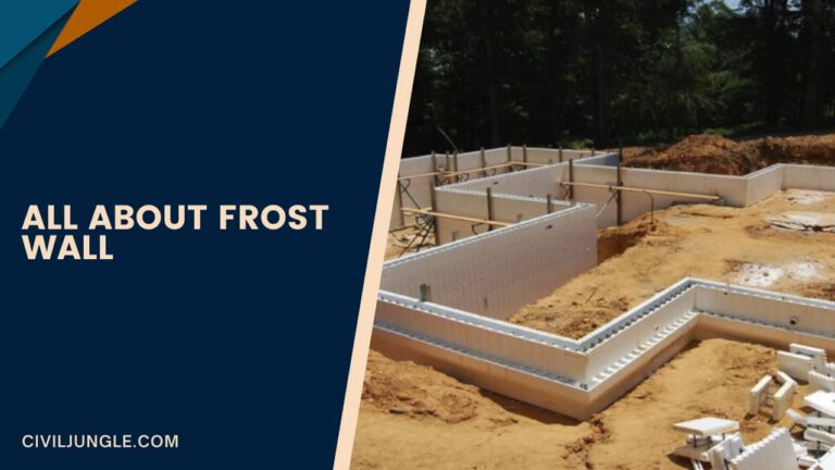 What Is Frost Wall | Requirements for Frost Wall Construction | Types, Advantages, Uses & Application of Frost Wall