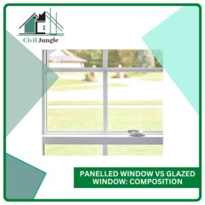 Panelled Window vs Glazed Window: Composition