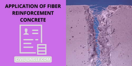 Application of Fiber Reinforcement Concrete
