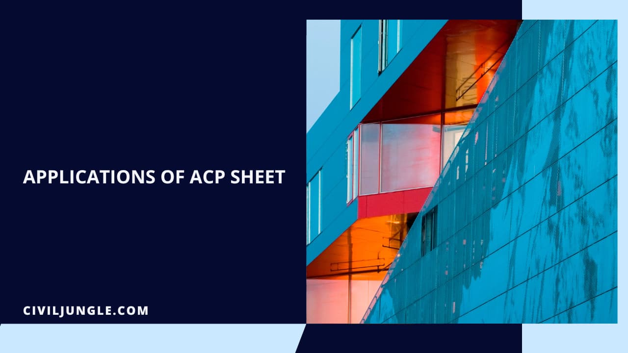 Applications of ACP Sheet