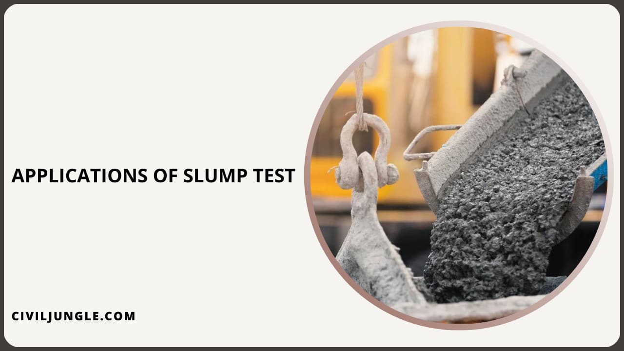 Applications of Slump Test