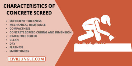 Characteristics of Concrete Screed