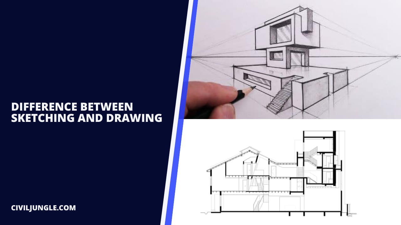 Architecture building construction Linear 3d illustration Concept sketch  Stock Vector  Adobe Stock
