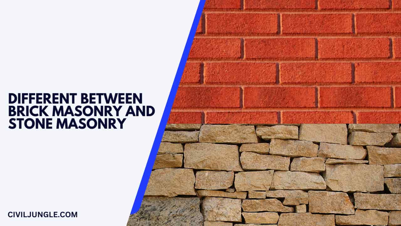 Different Between Brick Masonry and Stone Masonry