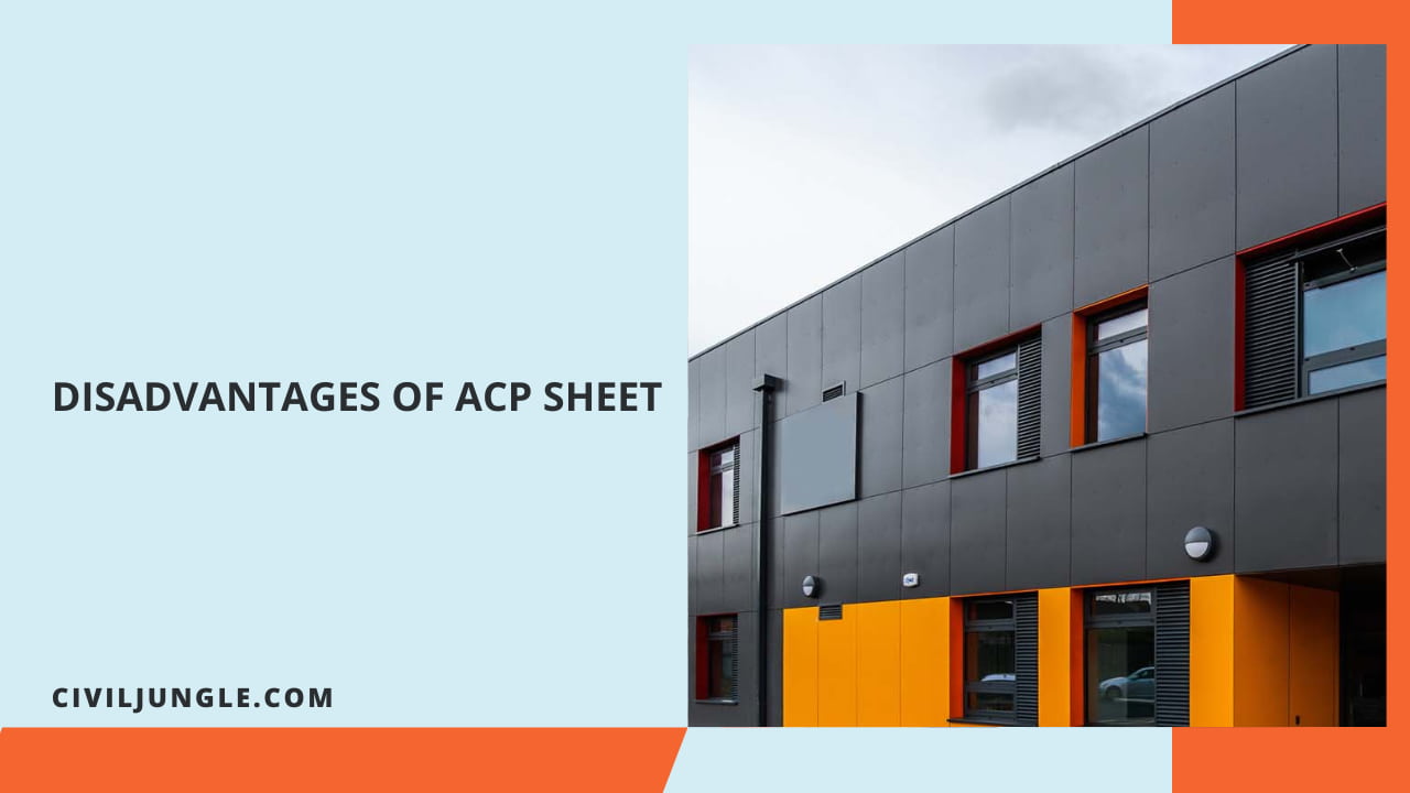 Disadvantages of ACP Sheet