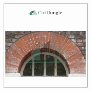 Fine Axed brick arch