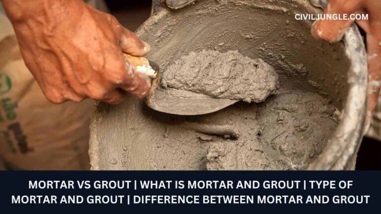Mortar Vs Grout | What Is Mortar and Grout | Type of Mortar and Grout | Difference Between Mortar and Grout