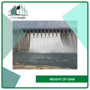 Weight of Dam