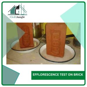 Efflorescence Test on Brick