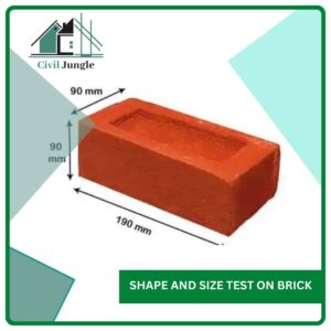 Shape and Size Test on Brick