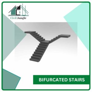 Bifurcated stairs