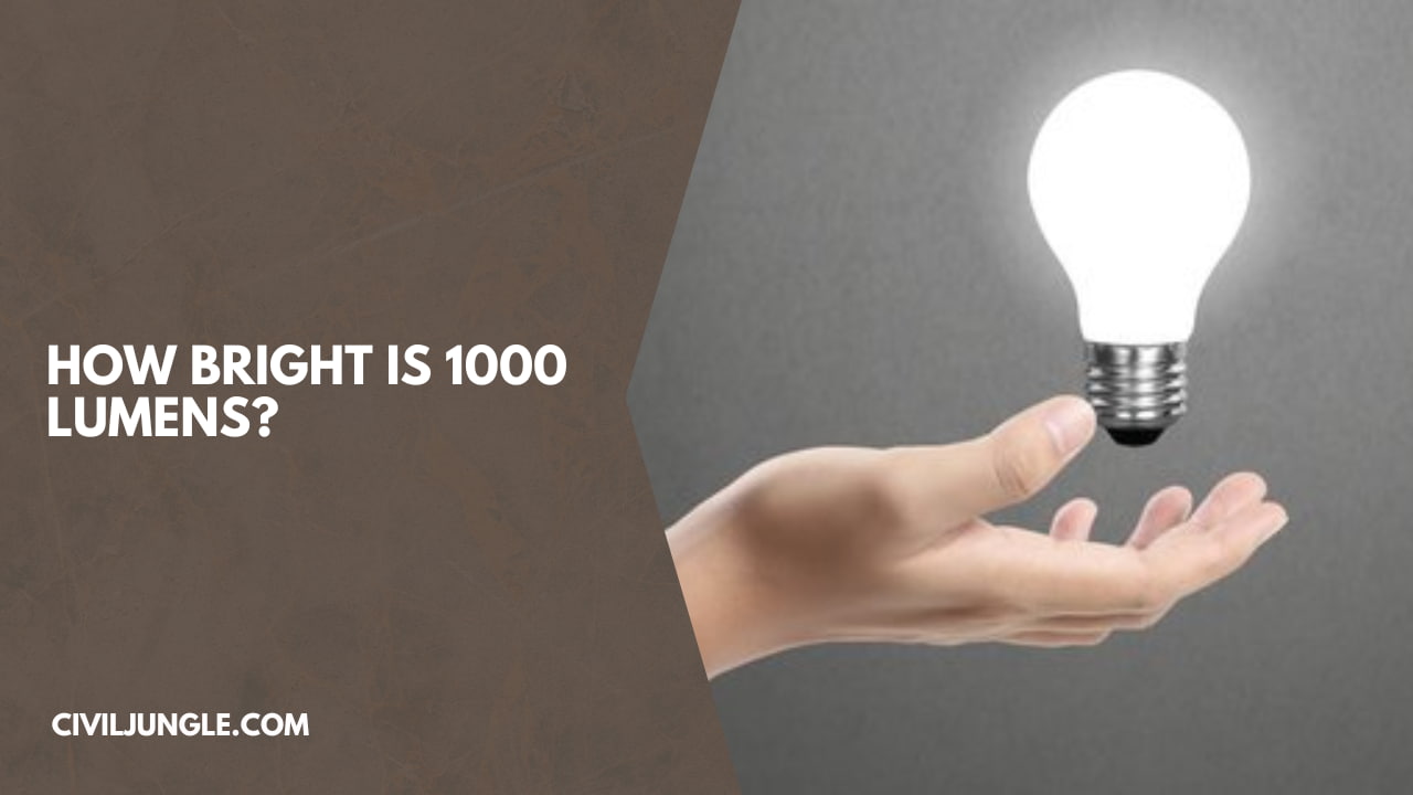 How Bright Is 1000 Lumens