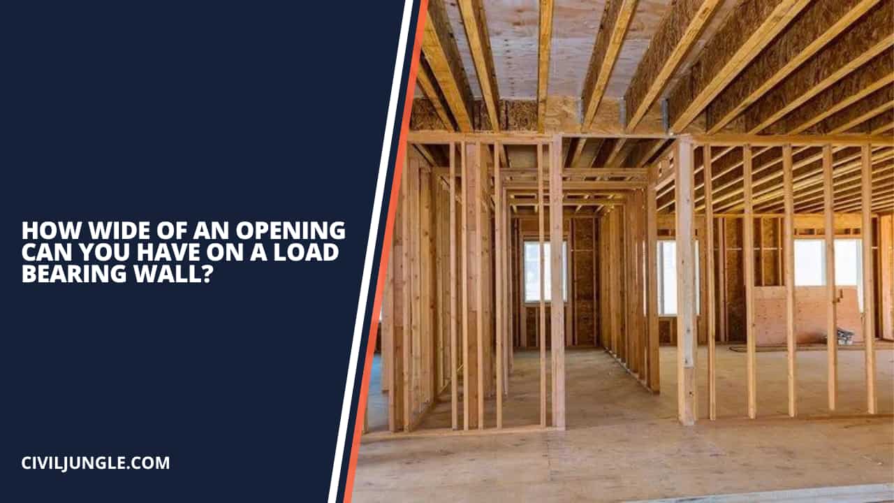 How Wide of an Opening Can You Have on a Load Bearing Wall