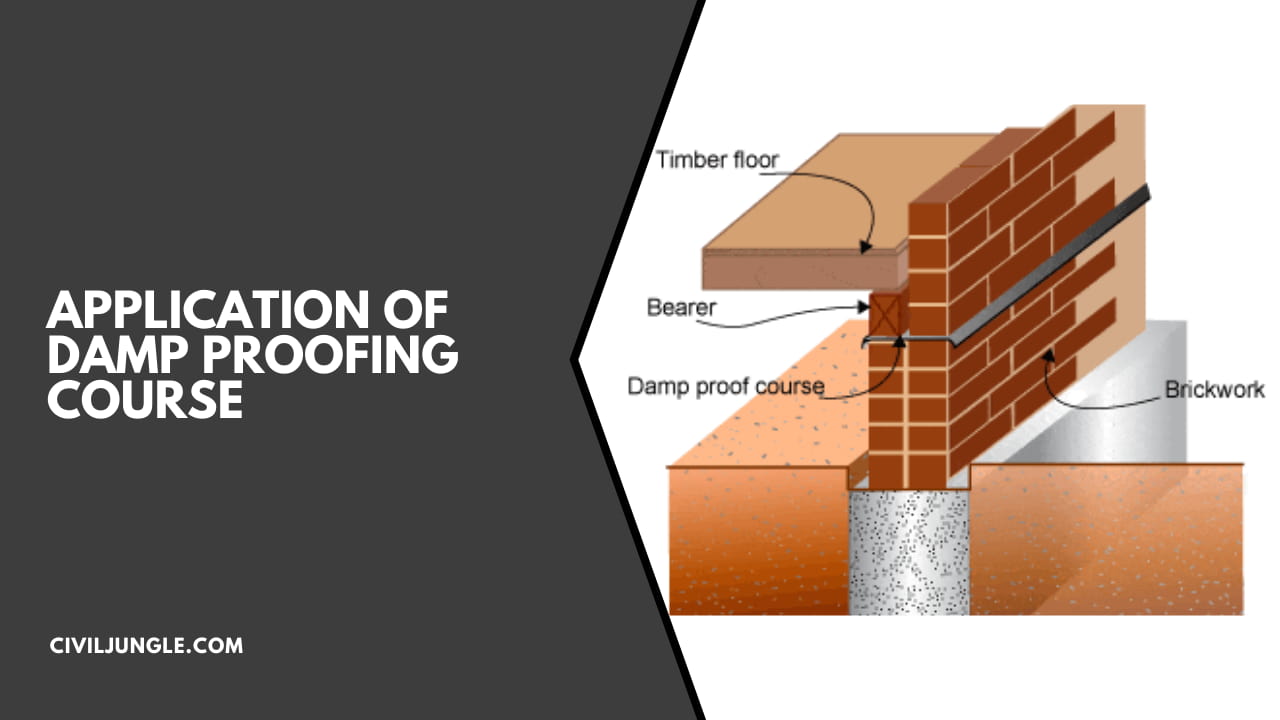 Application of Damp Proofing Course