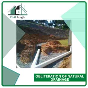 Obliteration of Natural Drainage