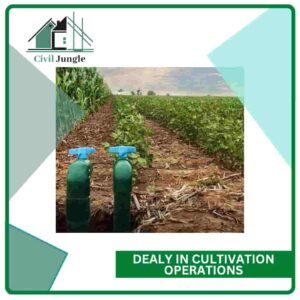 Dealy in Cultivation Operations