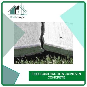 Free Contraction Joints In Concrete