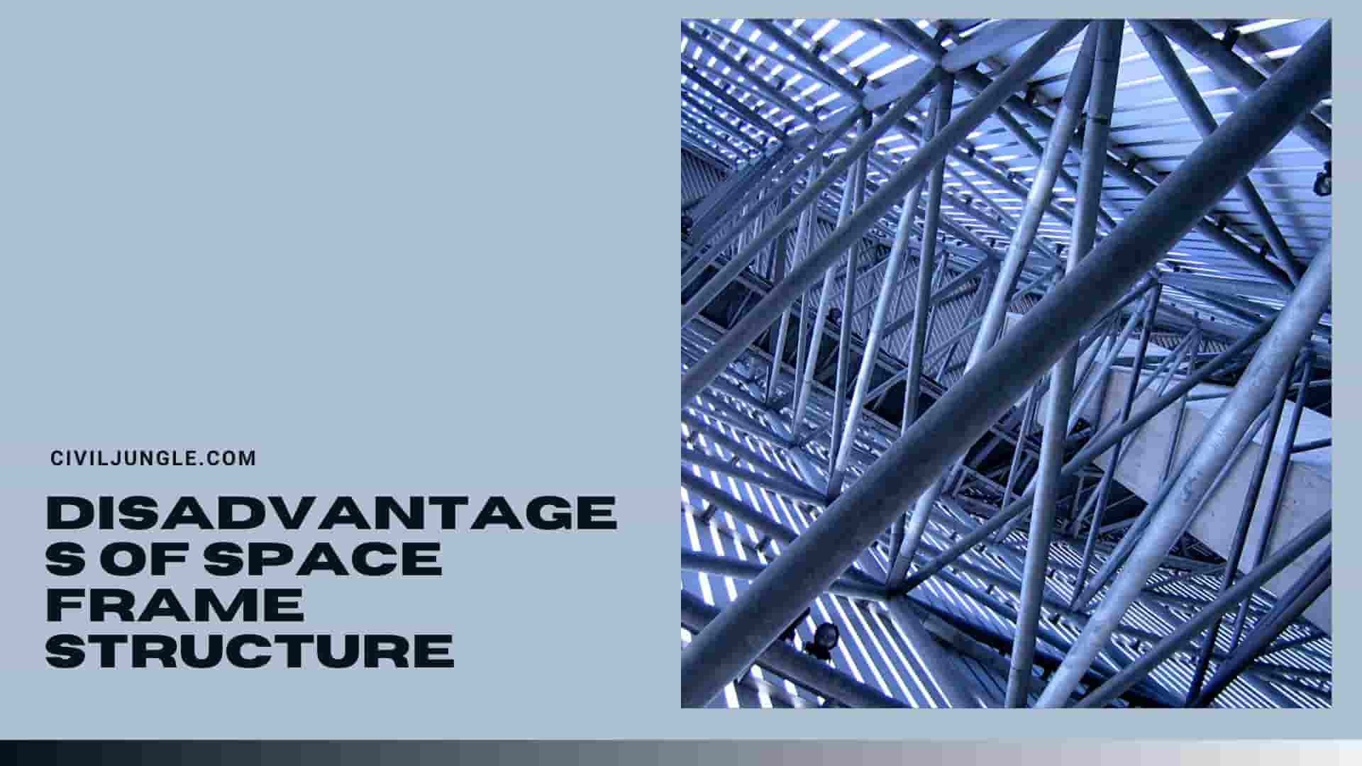 Disadvantages of Space Frame Structure.