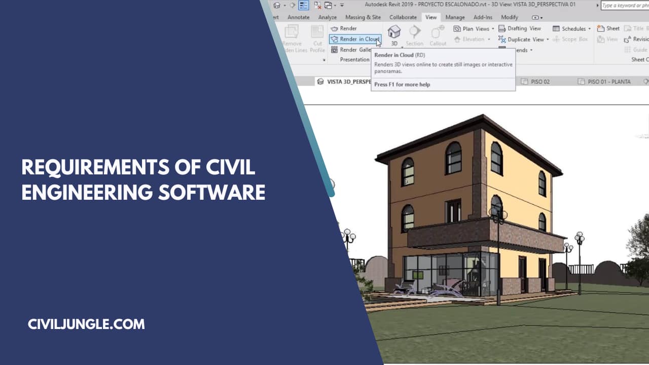Requirements of Civil Engineering Software