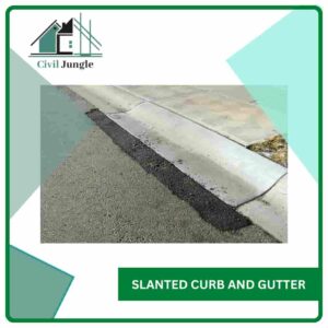 Slanted Curb and Gutter