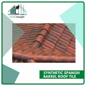 Synthetic Spanish Barrel Roof Tile