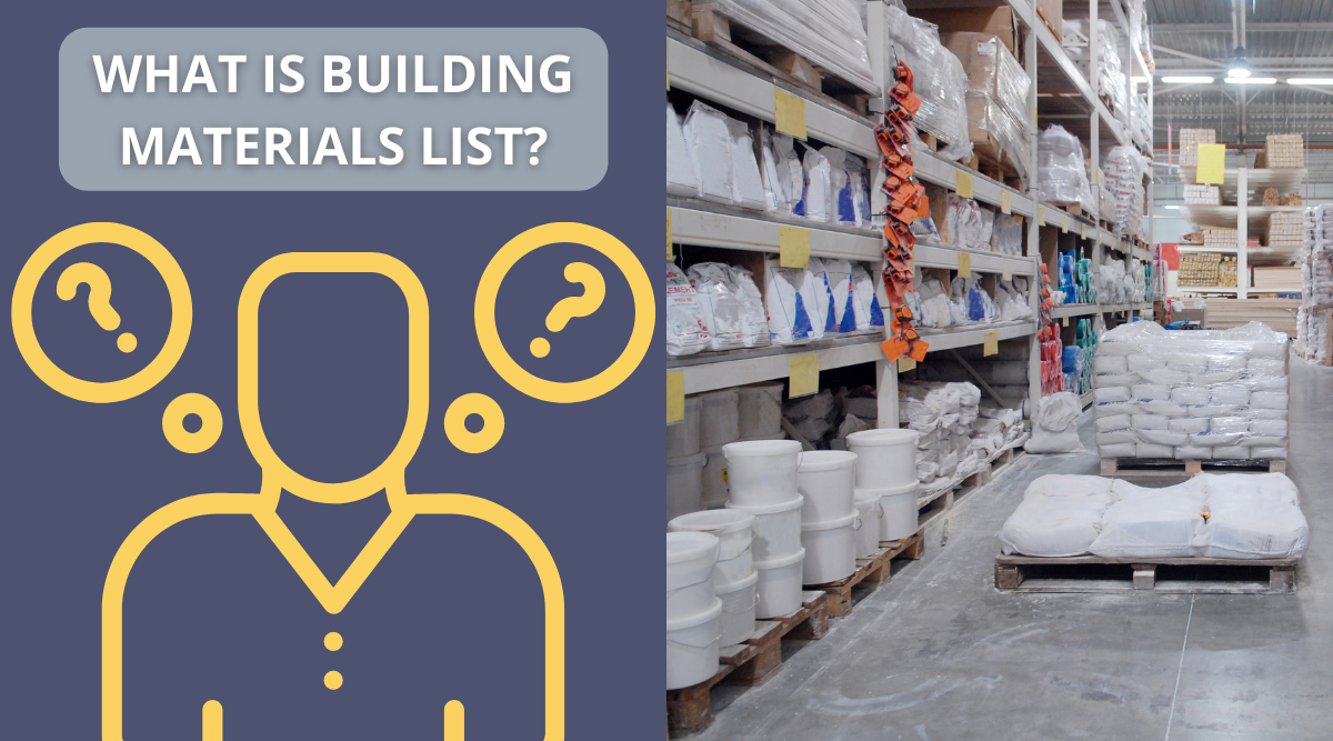 What Is Building Materials List