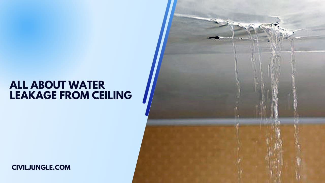 all about Water Leakage from Ceiling