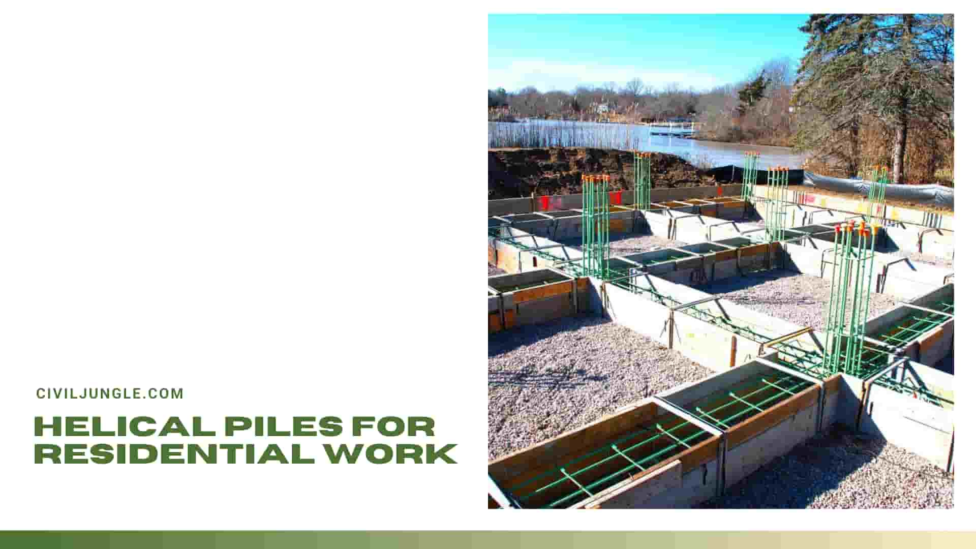 Helical Piles for Residential Work