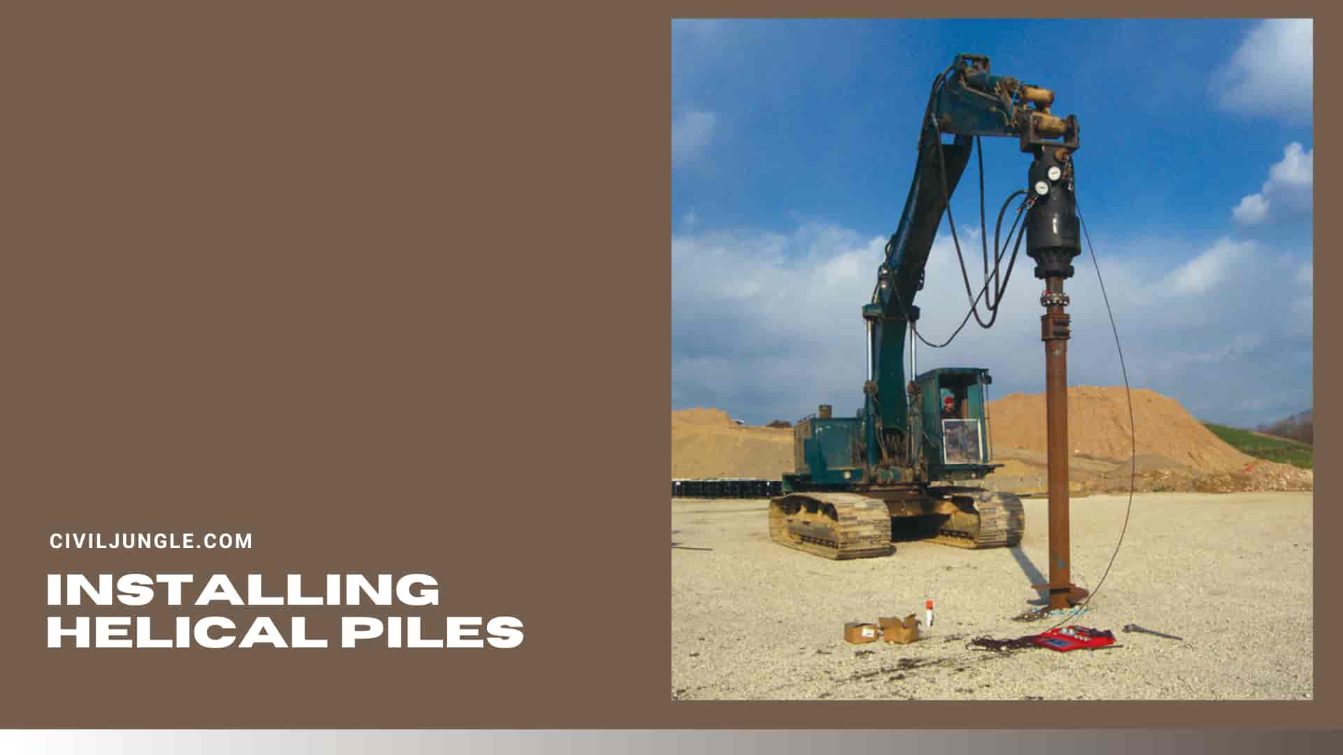 Installing Helical Piles